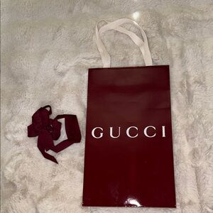 Gucci Deep Red Shopper Bag